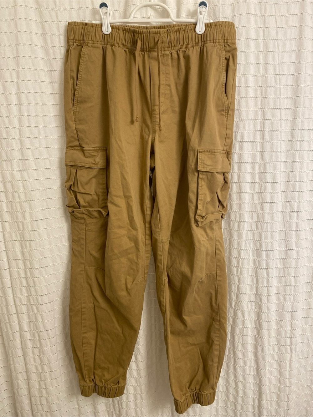 No Boundaries Tan Pants Medium Drawstring Women Fall Comfort